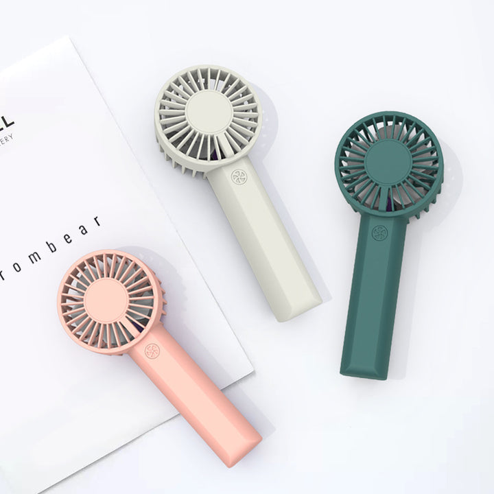 Creative Handheld Portable Mini Fan With Rechargeable Dual-motor Fan Blades