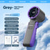 Multifunctional Handheld Cooling Fan 100 Wind Speeds Adjustable Foldable Outdoor Portable Fan 3600mAh LED Display with Lanyard