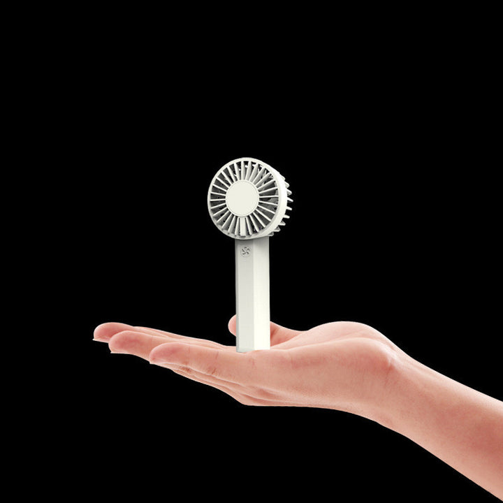 Creative Handheld Portable Mini Fan With Rechargeable Dual-motor Fan Blades